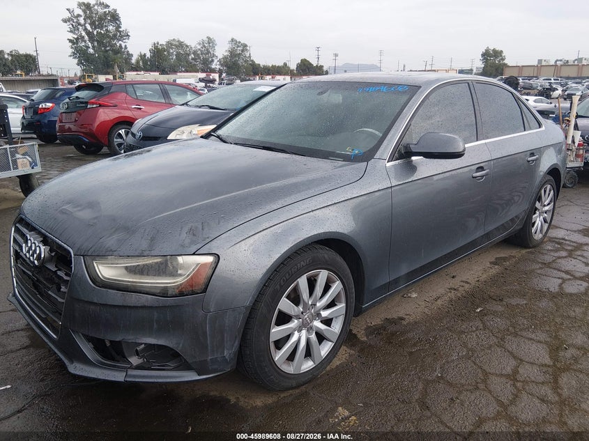 AUDI A4 2013 VIN WAUBFAFL2DN004183