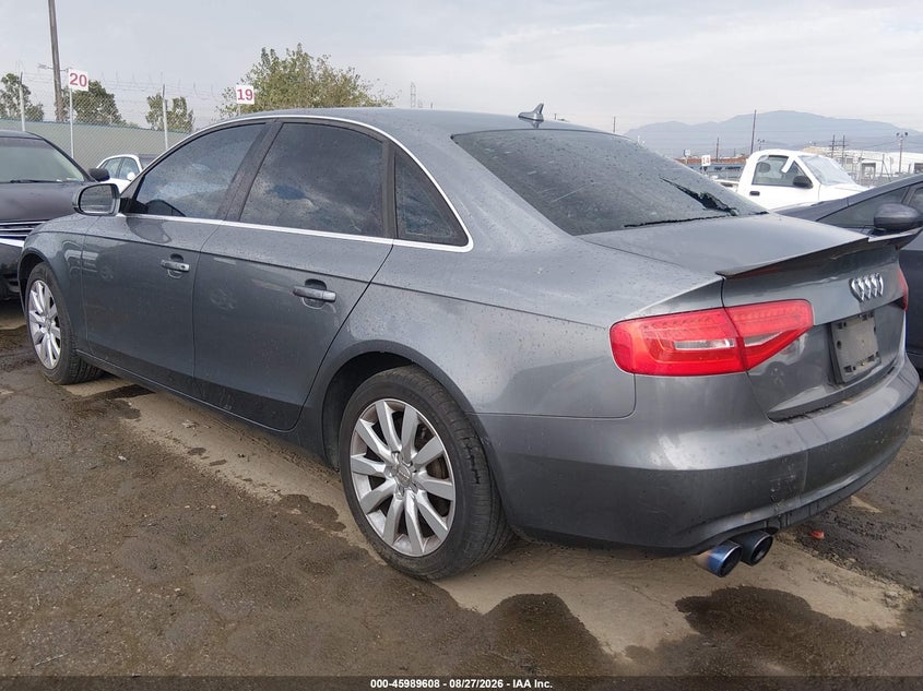 AUDI A4 2013 VIN WAUBFAFL2DN004183