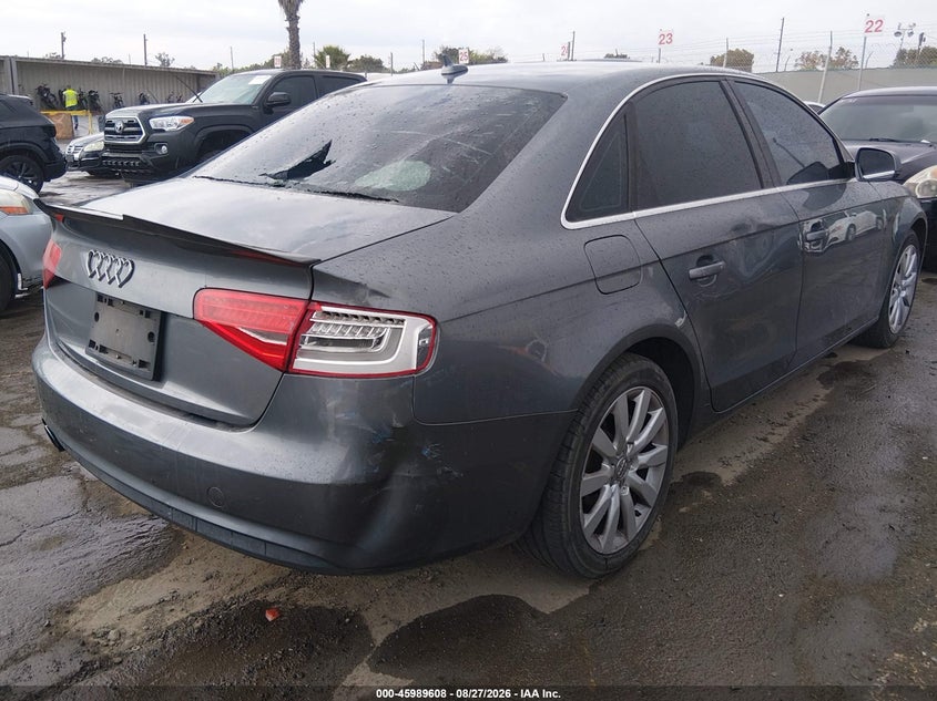 AUDI A4 2013 VIN WAUBFAFL2DN004183