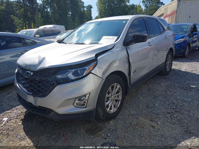 2019 Chevrolet Equinox, Front End, IAAI, VIN 3GNAXHEV6KS613777 — photo 2
