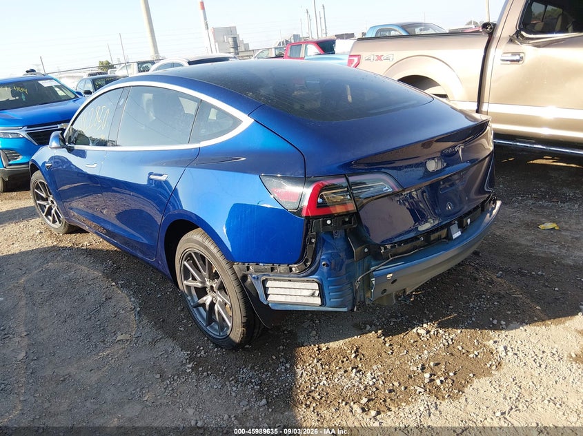 TESLA MODEL 3 2018 VIN 5YJ3E1EA3JF160284