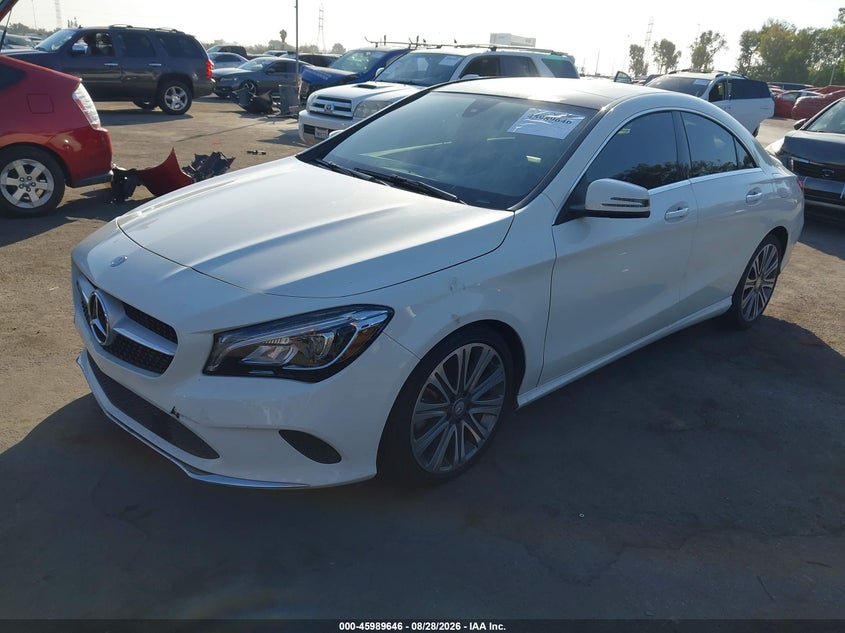 Vin: wddsj4eb9jn513975, lot: 46488971, mercedes-benz cla 250 20182