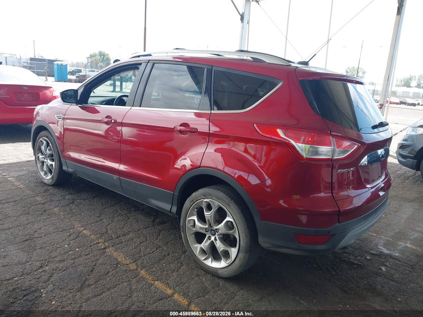 Vin: 1fmcu0jx3eua77826, lot: 46488988, ford escape titanium 20143