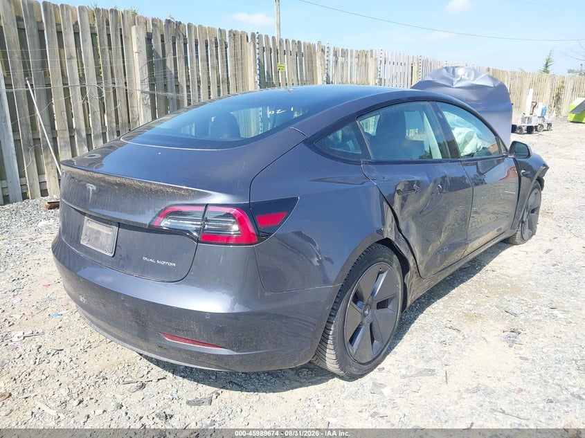 Vin: 5yj3e1ebxmf048451, lot: 46488999, tesla model 3 long range dual motor all-wheel drive 20214
