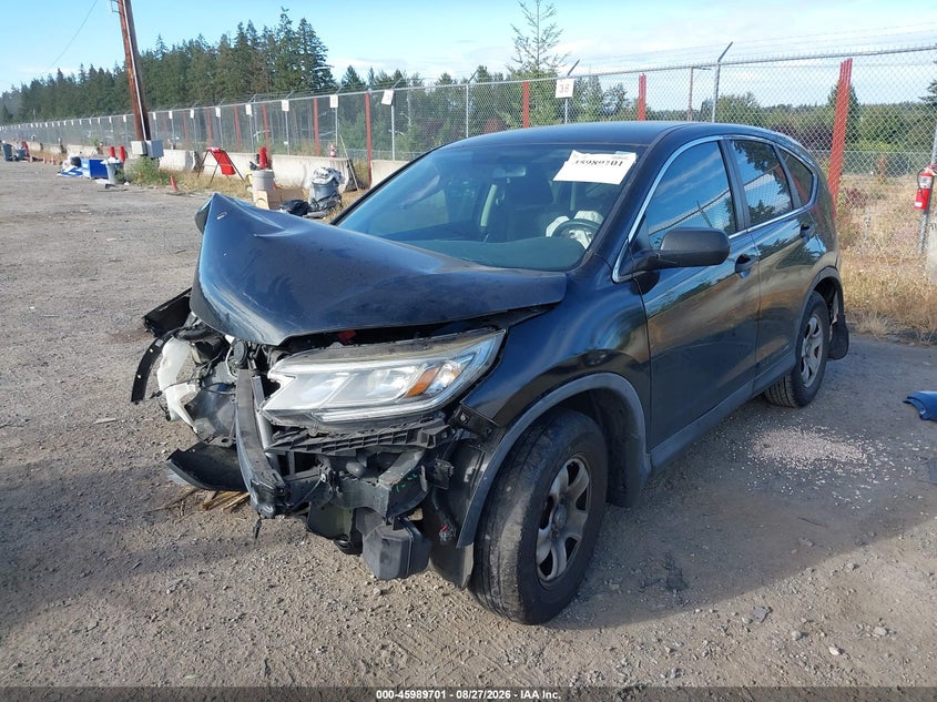 2015 HONDA CR-V SPORT UTILITY VEHICLE 2.4L I-4 DI, DOHC, VVT, REGULAR , 185HP