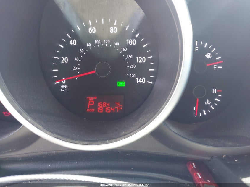 2012 KIA SOUL HATCHBACK 2.0L I-4 DOHC, VVT, REGULAR , 164HP