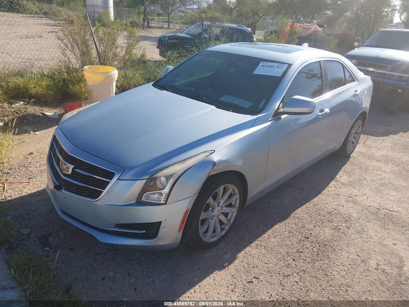 2017 CADILLAC ATS SEDAN 2.0L I-4 DI, DOHC, VVT, TURBO, 272HP