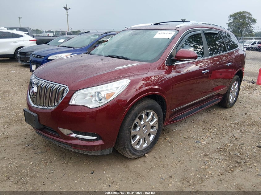 2015 Buick Enclave, Front End, IAAI, VIN 5GAKVCKD5FJ376046 — photo 2