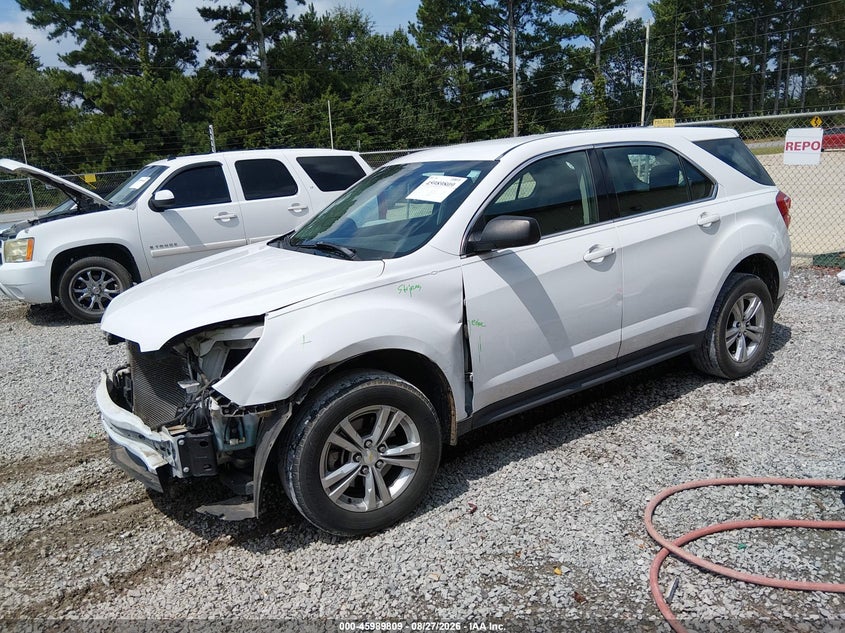 2017 Chevrolet Equinox, Удар спереди, IAAI, VIN 2GNALBEK2H1503330 — фото 2