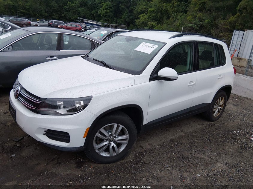 Vin: wvgbv7ax6gw543192, lot: 46489173, volkswagen tiguan s 20162