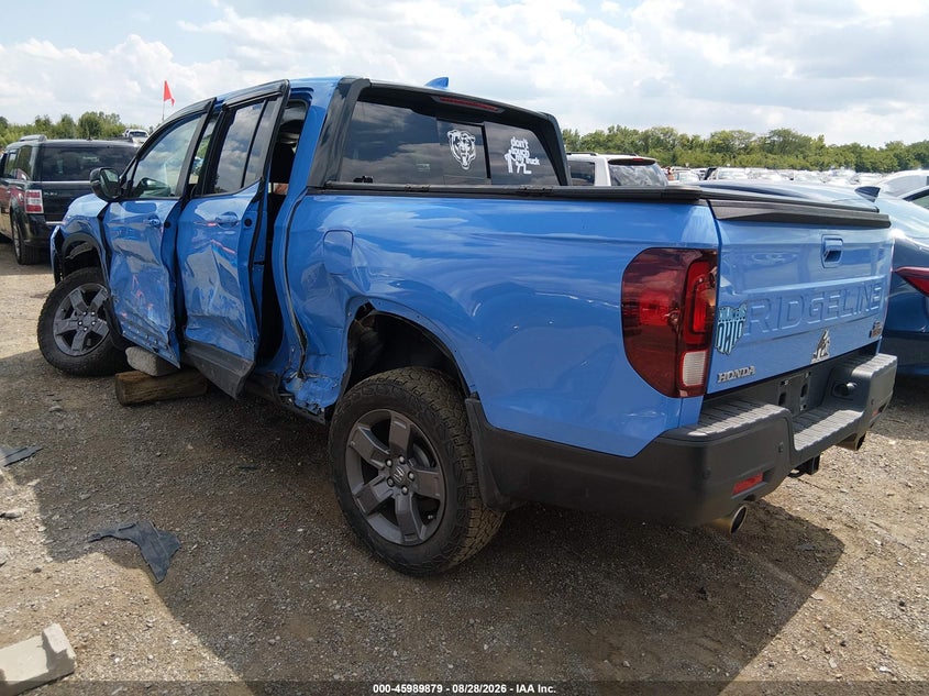 Vin: 5fpyk3f67rb004613, lot: 46489204, honda ridgeline trailsport 20243