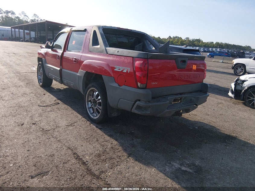 2002 CHEVROLET AVALANCHE 1500 — zdjęcie 3