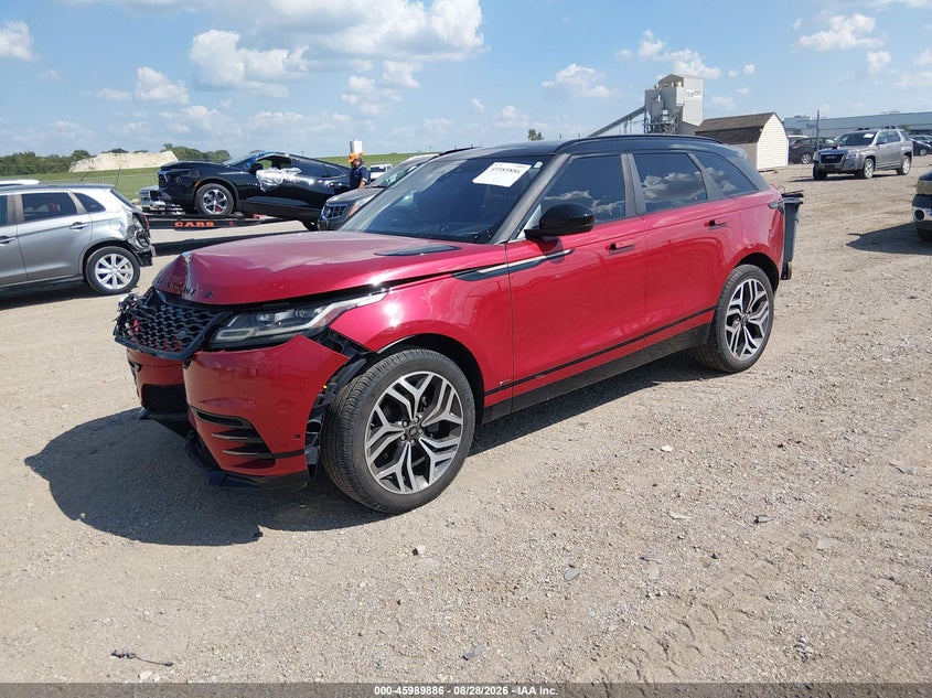 2019 Land Rover Range Rover Velar, Удар спереду, IAAI, VIN SALYL2EX2KA791245 — фото 2
