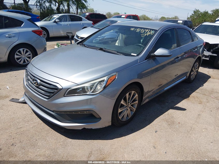 2017 Hyundai Sonata, Right Side, IAAI, VIN 5NPE34AF6HH478123 — photo 2