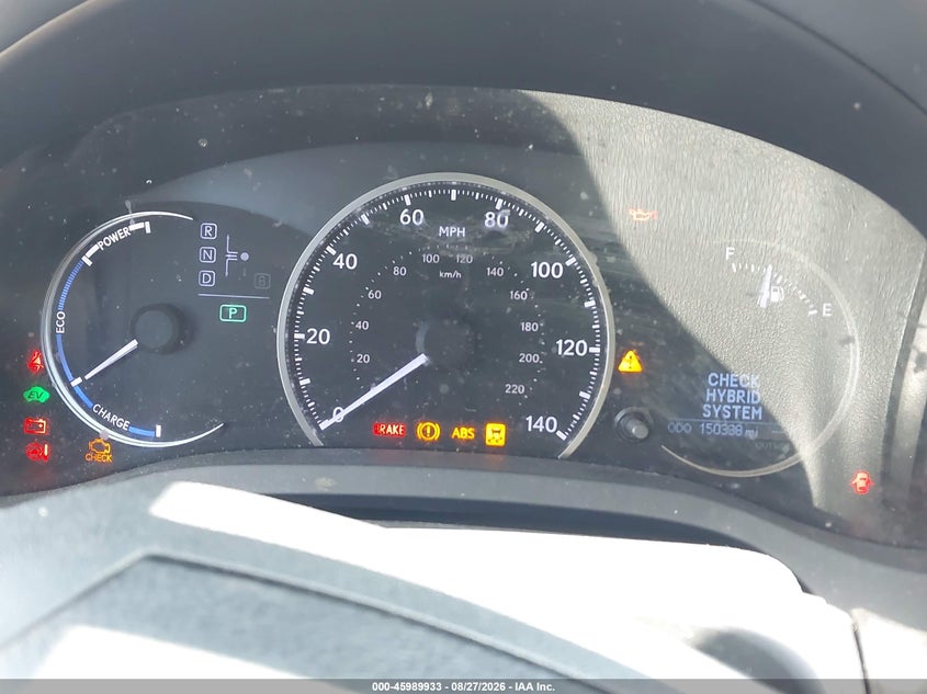 LEXUS CT 200H 2014 VIN JTHKD5BH5E2189283