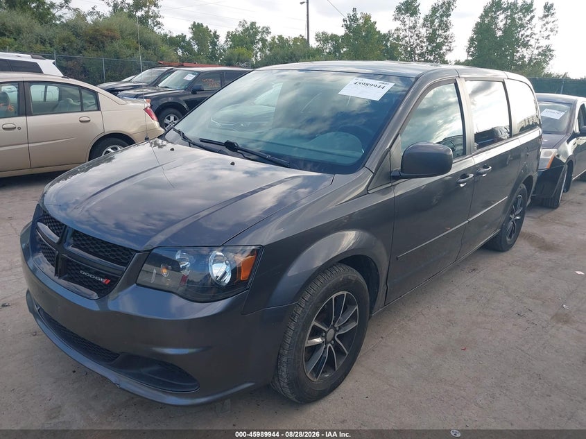 2017 Dodge Caravan, Обычный износ, IAAI, VIN 2C4RDGBG9HR849222 — фото 2