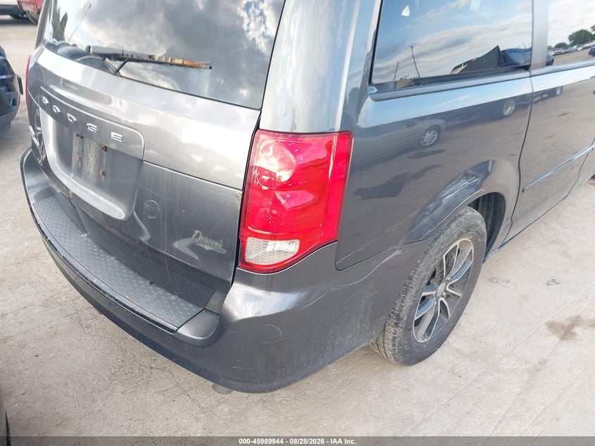 DODGE GRAND CARAVAN 2017 VIN 2C4RDGBG9HR849222