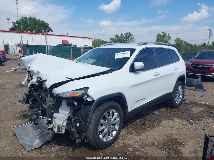2016 Jeep Cherokee, Front End, IAAI, VIN 1C4PJMDS6GW227344 — photo 2
