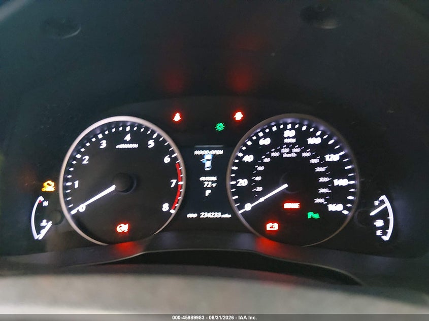 2013 LEXUS ES SEDAN 3.5L V-6 DOHC, VVT, 268HP