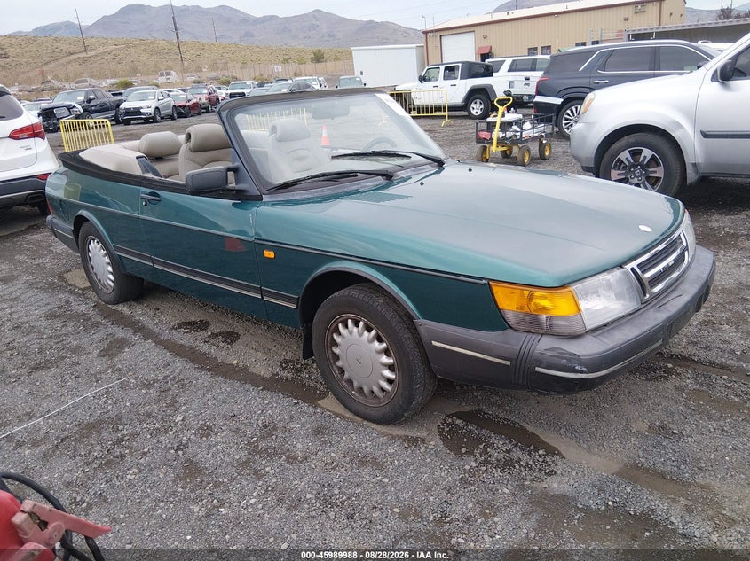 1993 Saab 900 S, Износ, IAAI, VIN YS3AK75E3P7001942