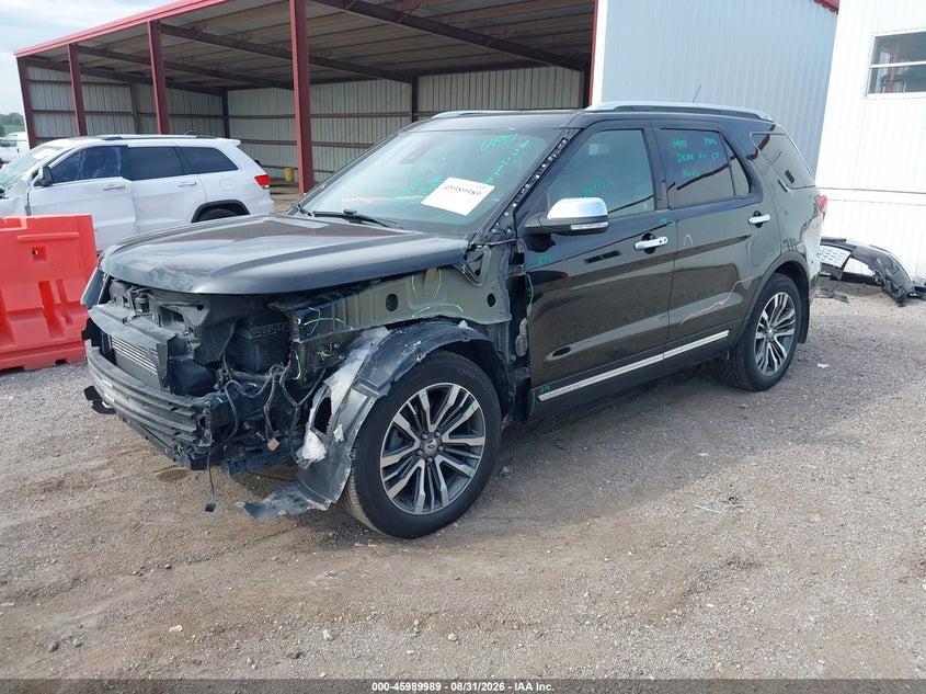 2018 Ford Explorer, Удар спереди, IAAI, VIN 1FM5K8HT5JGA80476 — фото 2