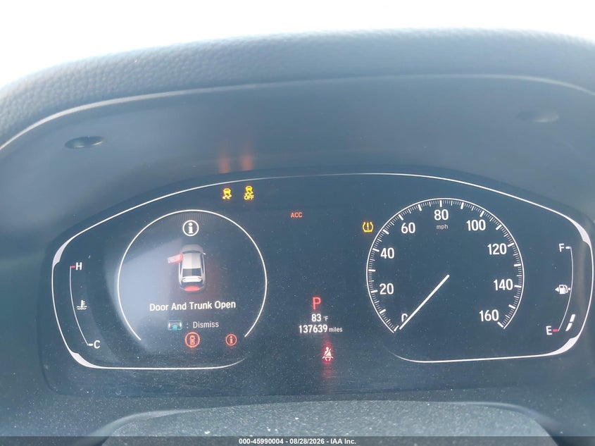 2019 HONDA ACCORD auction photo 7