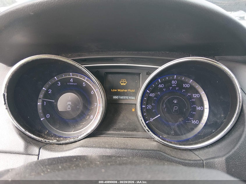 HYUNDAI SONATA 2012 VIN 5NPEC4AB7CH479139