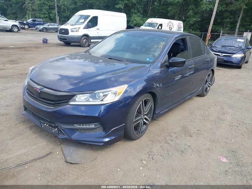 Vin: 1hgcr2f13ha013945, lot: 46489346, honda accord sport se 20172