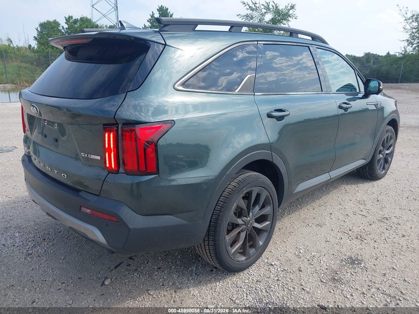 Vin: 5xyrkdlf8mg012616, lot: 46489381, kia sorento sx prestige 20214