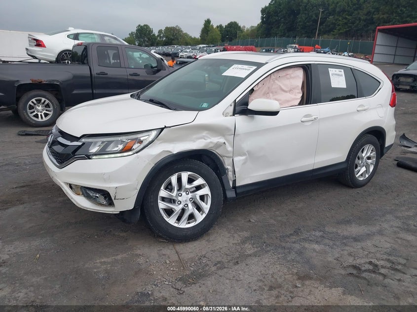 Vin: 5j6rm4h71fl021901, lot: 46489385, honda cr-v ex-l 20152