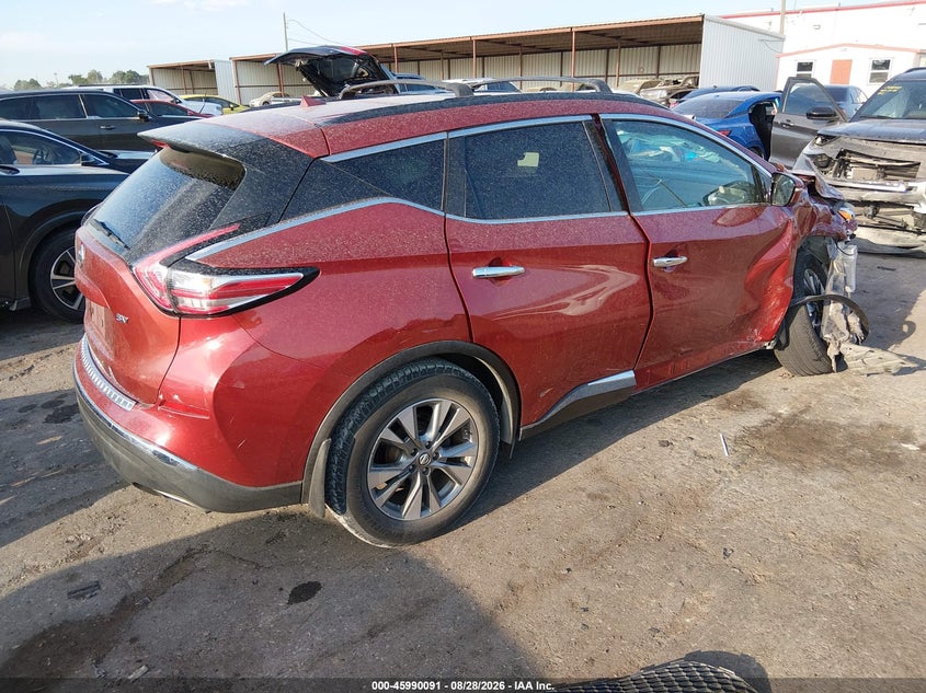 Vin: 5n1az2mg1fn247984, lot: 46489416, nissan murano sv 20154