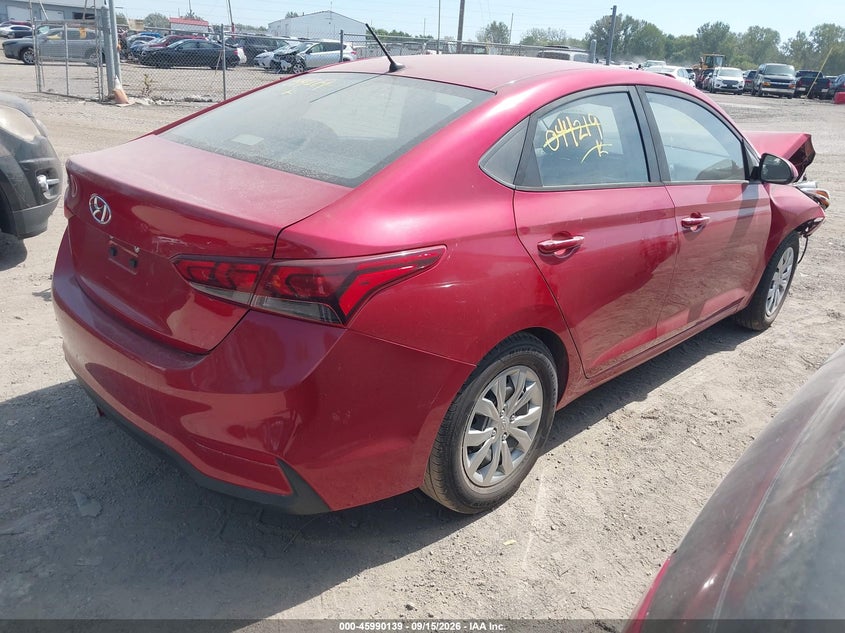 Vin: 3kpc24a33ke044219, lot: 46489464, hyundai accent se 20194