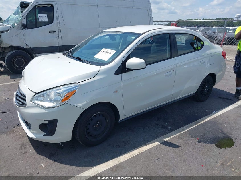 2019 Mitsubishi Mirage, Front End, IAAI, VIN ML32F3FJ0KHF13820 — photo 2