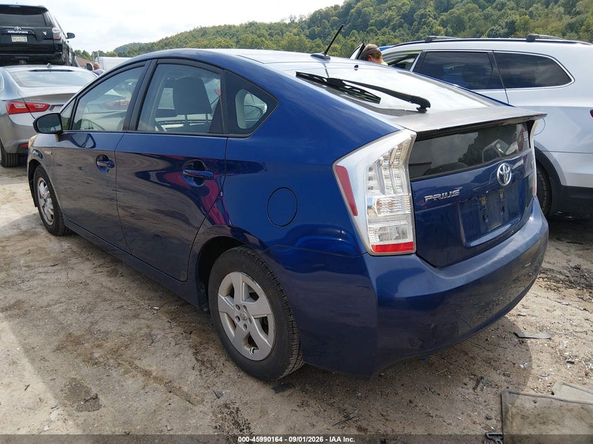 TOYOTA PRIUS 2011 VIN JTDKN3DU8B0278740