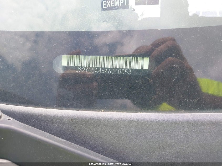 SUZUKI SX4 2010 VIN JS2YC5A46A6310053