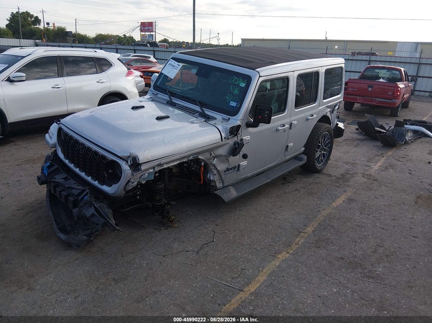 Vin: 1c4rjxu63rw233294, lot: 46489547, jeep wrangler 4xe summit 4xe 20242
