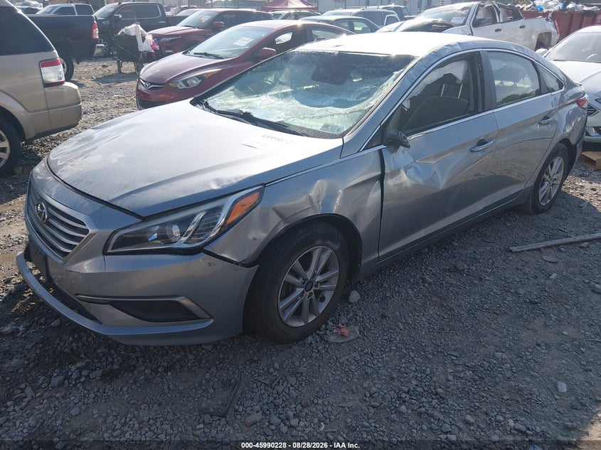 2017 Hyundai Sonata, Перекидання, IAAI, VIN 5NPE24AF5HH561660 — фото 2