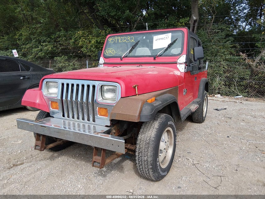 1992 Jeep Wrangler, Неизвестно, IAAI, VIN 2J4FY29S2NJ531628 — фото 2
