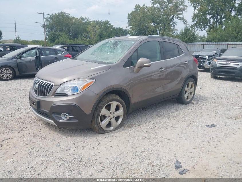 2015 Buick Encore, Стихия, IAAI, VIN KL4CJFSBXFB197438 — фото 2