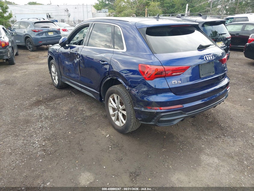 Vin: wa1decf34n1026361, lot: 46489573, audi q3 premium 45 tfsi s line quattro tiptronic 20223