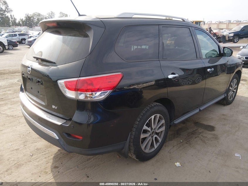 2015 NISSAN PATHFINDER SPORT UTILITY VEHICLE 3.5L V-6 DOHC, VVT, REGULAR , 260HP