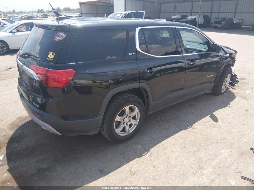 Vin: 1gkknkla5hz294842, lot: 46489596, gmc acadia sle-1 20174
