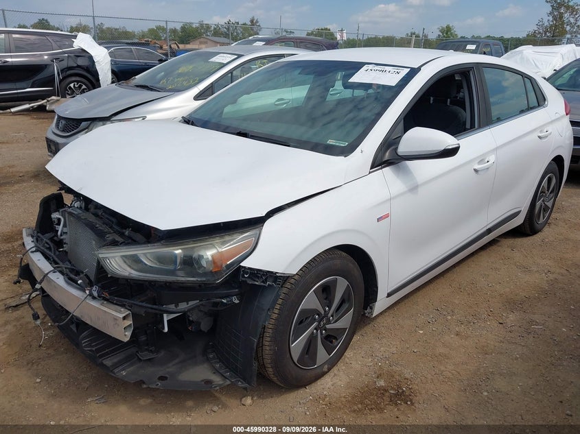Vin: kmhc75lc7ju090393, lot: 46489652, hyundai ioniq hybrid sel 20182