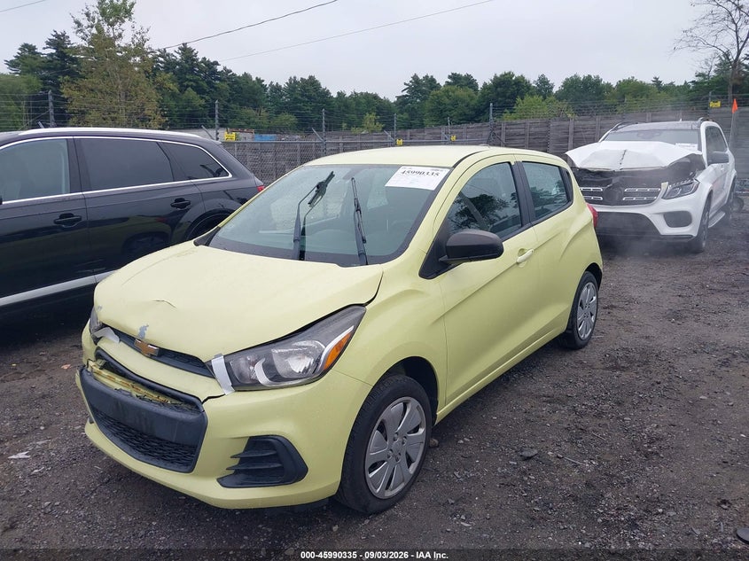 Vin: kl8cb6sa2hc734447, lot: 46489660, chevrolet spark ls cvt 20172