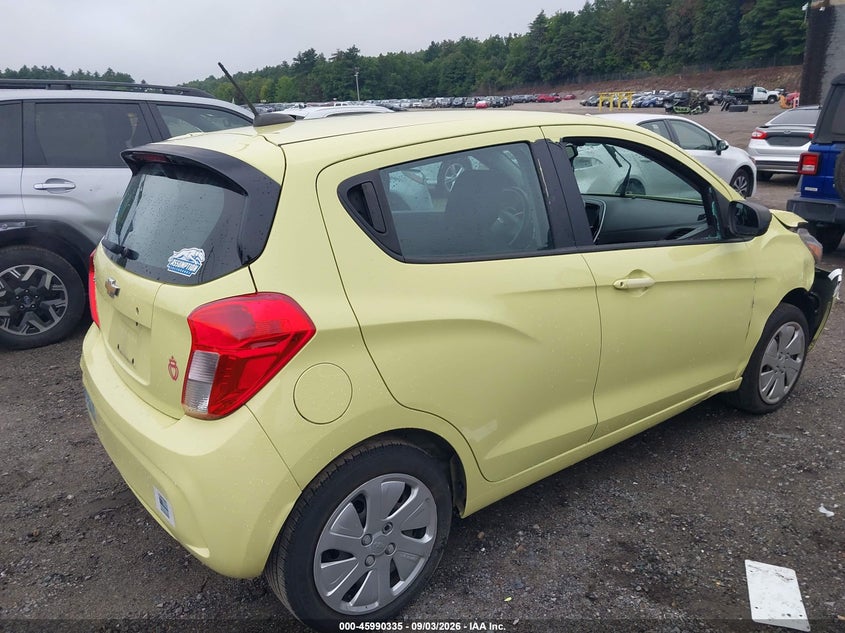 Vin: kl8cb6sa2hc734447, lot: 46489660, chevrolet spark ls cvt 20174