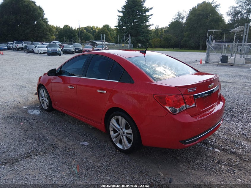 Vin: 1g1pg5sb6e7242935, lot: 46489667, chevrolet cruze ltz 20143