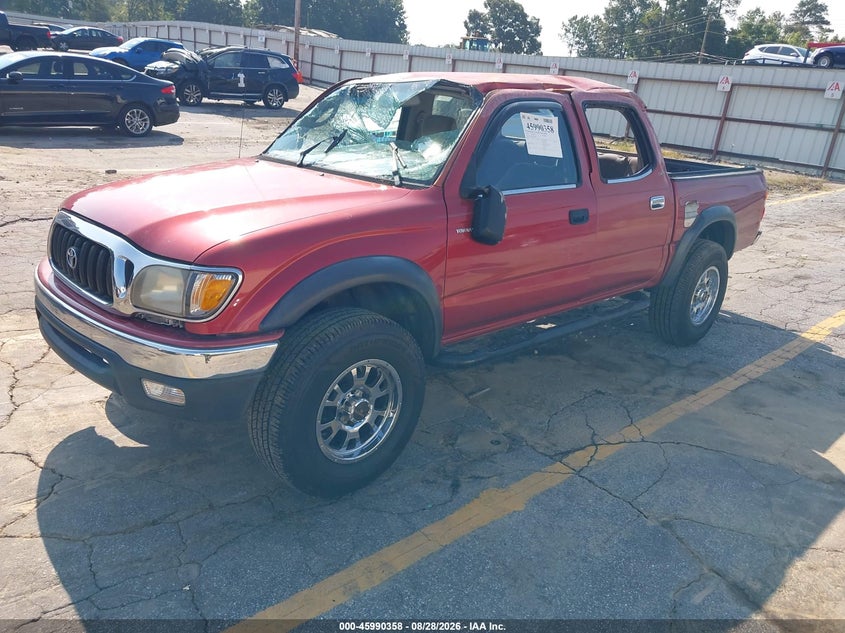 2003 Toyota Tacoma Prerunner, Rollover, IAAI, VIN 5TEGM92N63Z169878 — photo 2
