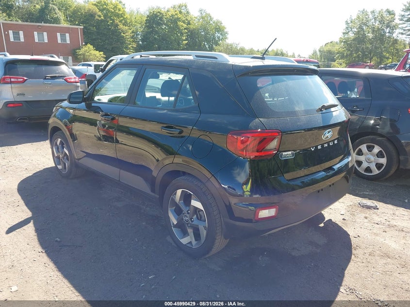 Vin: kmhrc8a36su361813, lot: 46489754, hyundai venue sel 20253