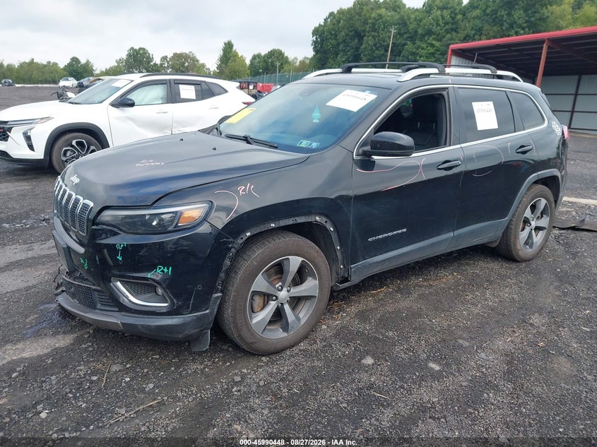2019 Jeep Cherokee, Front End, IAAI, VIN 1C4PJMDX9KD133118 — photo 2