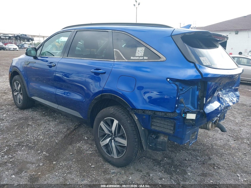 Vin: 5xyrhdlf2mg062670, lot: 46489783, kia sorento ex 20213